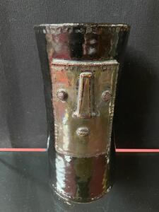 DALO ( Derock & de Bailliencourt), vase en céramique émaillée, 22cm